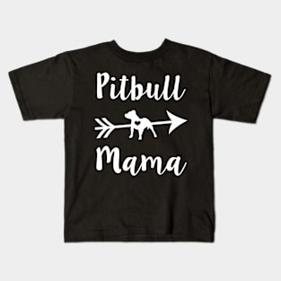 Proud Pitbull Mama'S Pit Bull Mom Kids T-Shirt